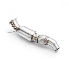 Downpipe με καζανάκι της RM Motors για BMW E90, E91, E92, E93 325d, 330d, 330xd / E83 X3 30d / E70 X5 30d / E60, E61 525d, 530d, 530xd / E71 X6 30d M57N2 (112102S)
