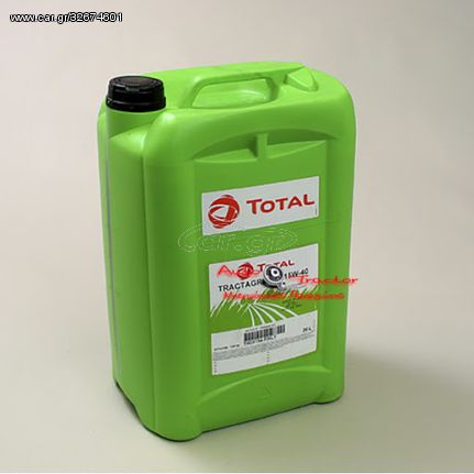 TOTAL TRACTAGRI HDZ ΛΑΔΙ ΠΟΙΟΤΗΤΑΣ ACEA E9/E7/E5. API CJ-4/CI-4 plus/CI-4/SM, 15W40 20L