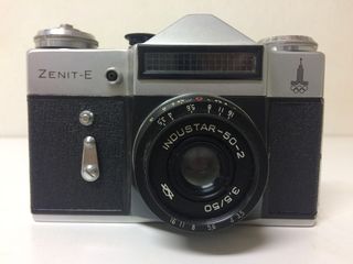 ΦΩΤΟΓΡΑΦΙΚΗ ΜΗΧΑΝΗ SOVIET USSR "ZENIT-E MOSCOW 80' OLYMPICS" camera + INDUSTAR-50-2 f3.5 LENS 
