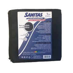 Πανί Μικροϊνών Sanitas Μαύρο 37x37cm 5 τεμάχια