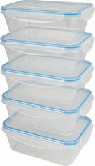 Classbach C-Fhd 4007 K Set Of 5 Plastic Fresh Food Containers