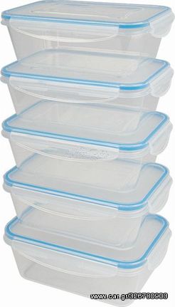 Classbach C-Fhd 4007 K Set Of 5 Plastic Fresh Food Containers