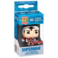 Pocket POP Keychain DC Comics Holiday Superman Exlusive-thumb-1