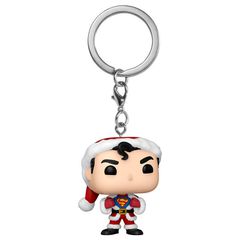 Pocket POP Keychain DC Comics Holiday Superman Exlusive-thumb-2