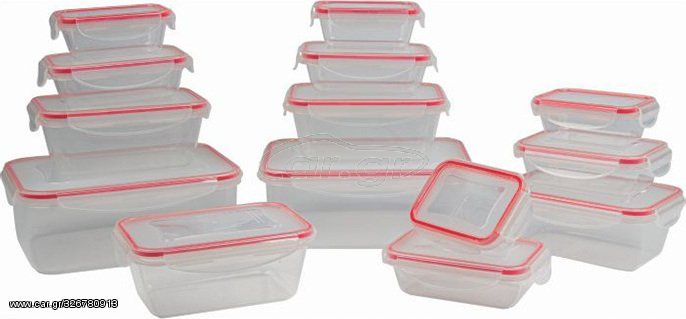 Classbach C-Fhd 4009 K Set Of 14 Plastic Fresh Food Containers