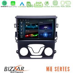 Bizzar M8 Series Ford Mondeo 2014-2017 8core Android13 4+32GB Navigation Multimedia Tablet 9"