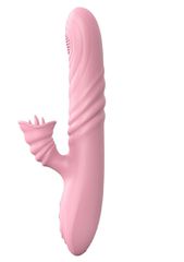 Vibrator-Angelia, USB 3 functions of thrusting / 20 vibrations Flesh