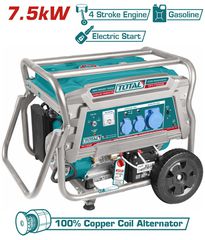 TOTAL ΗΛΕΚΤΡΟΓΕΝΝΗΤΡΙΑ ΒΕΝΖΙΝΗΣ 7.500W INDUSTRIAL (TP175006)