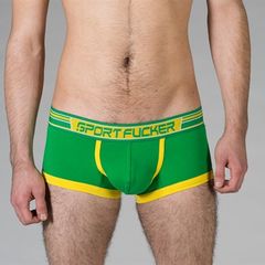 Sport Fucker - Trunks Green and Yellow - Large