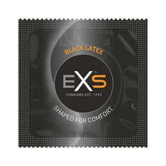 EXS Black Latex Condoms - 1τμχ