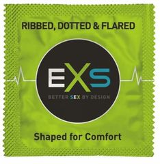 EXS - Ribbed, Dotted, Flared Condom - 1τμχ