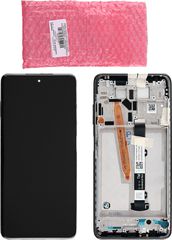 Xiaomi Οθόνη με Μηχανισμό Αφής και Πλαίσιο για Poco X3 Pro (Μαύρο)
