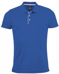Performer Men - 01180 Ανδρικό αθλητικό πόλο με κοντά μανίκια Πολυέστερ Πικέ 180gsm 100% πολυέστερ ROYAL BLUE-241