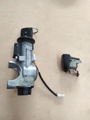 Σετ διακοπτη μιζας με αφαλο πορτας οδηγου  Nissan Micra K12 2003-2010