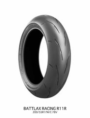 Κωδ.226599 Λάστιχο μηχανής Bridgestone Battlax R11 140/70-17 66H Tubeless Πίσω 1τεμ τηλ.215-215-8211