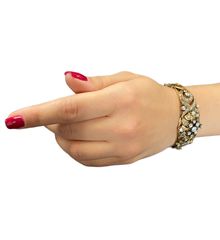 Βραχιολι 18k vintage 1960 με Διαμαντια-thumb-1