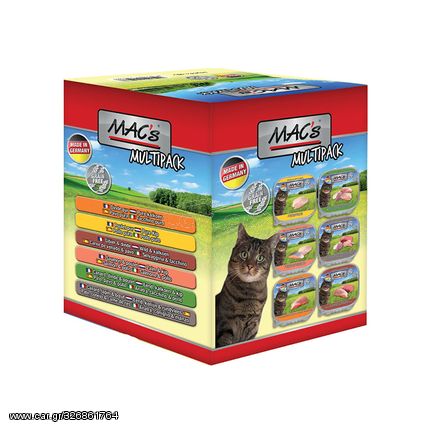 ΥΓΡΗ ΤΡΟΦΗ ΓΑΤΑΣ MAC 6 x 85gr MULTIPACK