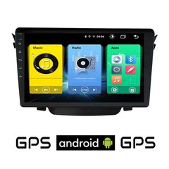 HYUNDAI i30 (2012-2017) Android οθόνη αυτοκίνητου με Ελληνικό GPS WI-FI (Bluetooth Youtube Playstore MP3 USB Radio ηχοσύστημα αφής 9" ιντσών OEM Mirrorlink εργοστασιακού τύπου 4x60W universal πλο