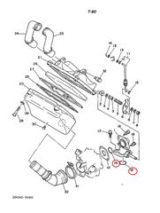Τ-50/80,CRYPTON T-115(5XV)(2004-2005),CRYPTON-105(ΣΤΗΝ ΕΙΣΑΓΩΓΗ ΤΟΥ ΚΑΡΜΠΥΡΑΤΕΡ) KAI FJR-1300,VP-125/250 X-CITY,TTR-90/110,YP-125,YP-250,YP-400,CP-250,YB-1,YB-50 ΚΑΙ YFM-80/100 ATV YAMAHA O-RING-thumb-2