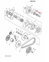 Τ-50/80,CRYPTON T-115(5XV)(2004-2005),CRYPTON-105(ΣΤΗΝ ΕΙΣΑΓΩΓΗ ΤΟΥ ΚΑΡΜΠΥΡΑΤΕΡ) KAI FJR-1300,VP-125/250 X-CITY,TTR-90/110,YP-125,YP-250,YP-400,CP-250,YB-1,YB-50 ΚΑΙ YFM-80/100 ATV YAMAHA O-RING-thumb-6
