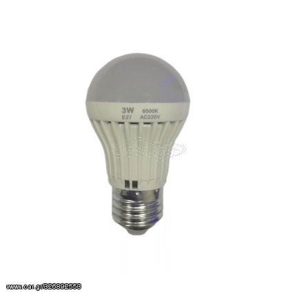 E27 LED 3W 210 lumens cool white (γλόμπος) ΟΕΜ