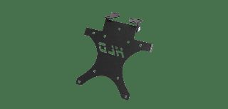 Universal license plate holder UNP4