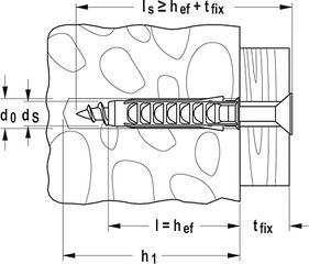 ΒΥΣΜΑ ΤΟΥΒΛΟΥ ΝΑΙΛΟΝ SX 14x70mm 20τμχ FISCHER 29202 ΚΟΥΤΙ