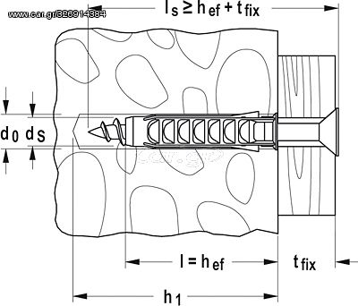 ΒΥΣΜΑ ΤΟΥΒΛΟΥ ΝΑΙΛΟΝ SX 14x70mm 20τμχ FISCHER 29202 ΚΟΥΤΙ