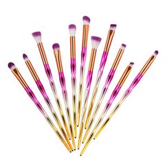 ΣΕΤ ΠΙΝΕΛΑ ΜΑΚΙΓΙΑΖ - UNICORN PROFESSIONAL WOMEN MAKEUP BRUSH SET 10 ΤΕΜΑΧΙΩΝ (GOLD/RED/YELLOW)