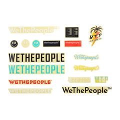 WETHEPEOPLE BRAND STICKER