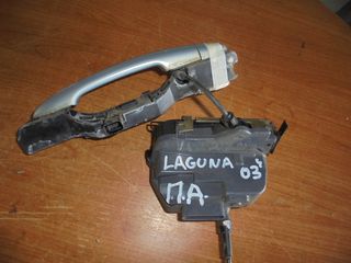RENAULT LAGUNA  '01'-05' -   Κλειδαριές  πίσω  αριστερα - Χερούλια (Πόμολα)  ΕΞΩ
