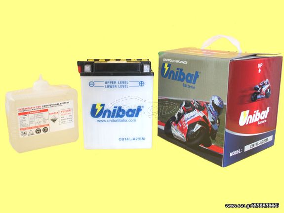 UNIBAT   YB14L-A2  WA   (134-89-166)   * --- +