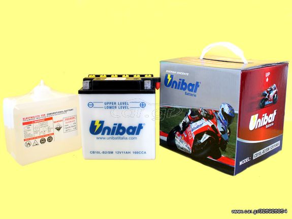 UNIBAT   YB10L-B2  WA     (135-90-145)   --- + *