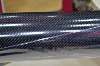 Carbon NEW 5D ΜΑΥΡΟ Bubble Free 583 Ρολο