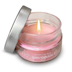 Candle N' Art Φυτικό Αρωματικό Κερί Φοίνικα Rose Τριαντάφυλλο 106ml