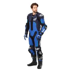 Ανδρική δερμάτινη αγωνιστική φόρμα R-Series YAMAHA