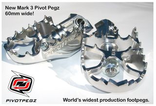 Pivot Pegz *Mark3* Περιστρεφόμενα Μαρσπιέ Οδηγού, KTM 1190 Adventure, 1290 Super Adventure 