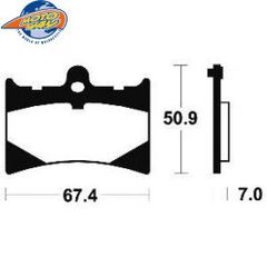 ΤΑΚΑΚΙΑ BENDIX MA101 FA126 STD FR TUONO 125
