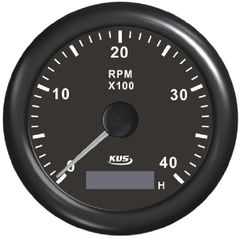 ΣΤΡΟΦΟΜΕΤΡΟ 4000RPM ΨΗΦΙΑΚΟ ΩΡΟΜΕΤΡΟ ΜΑΥΡΟ