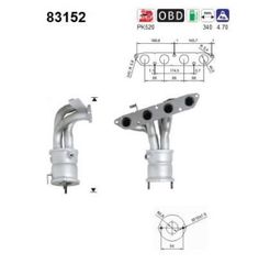 ΚΑΤΑΛΥΤΗΣ ROVER 25 / 45 1999-2005      KARALOIZOS exhaust