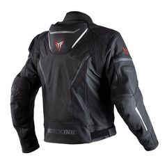 Nordcode Striker Leather Jacket Black/Red-thumb-2