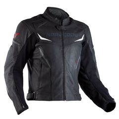 Nordcode Striker Leather Jacket Black/Red-thumb-3