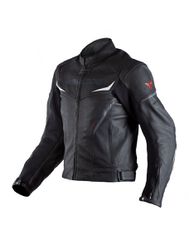 Nordcode Striker Leather Jacket Black/Red