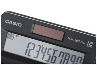 CASIO CALCULATOR OFFICE MJ-120D PLUS BLACK , 12 DIGIT DISPLAY-thumb-3