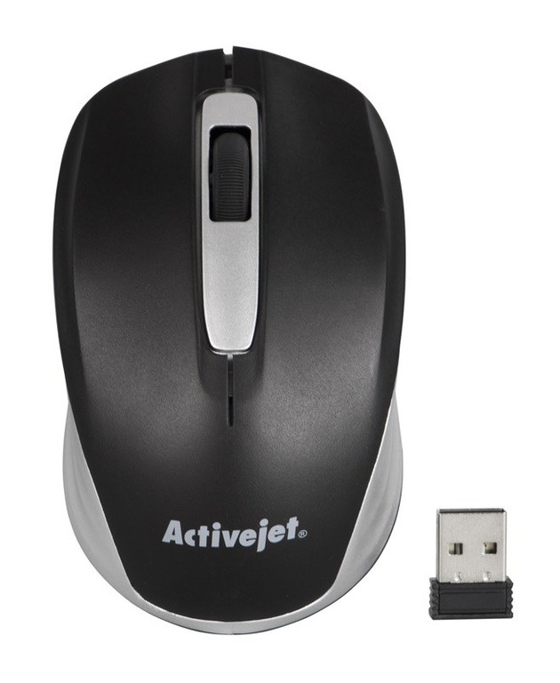 Activejet AMY-313 Mouse wireless USB (optical; 1200 DPI; black)