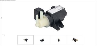 Electropneumatic control valve fits: CHEVROLET MALIBU; OPEL ASTRA H, ASTRA H GTC, CASCADA, CORSA D, INSIGNIA A, INSIGNIA A COUNTRY, MERIVA A, MERIVA B, ZAFIRA B, ZAFIRA B/MINIVAN 1.3D-2.0D 09.03-