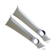 Autometer Gauge Mount, A-Pillar, Full, Sngl, 2 5/8", Lt Gray, Honda Civic (2Dr.) 92-95 Eg