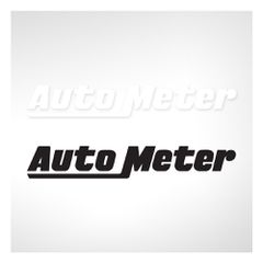 Autometer Decal, Window (8"), White, 'Corporate', Pair