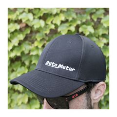 Autometer Hat, Lxl, Sport Mesh Flexfit, Black, 'Autometer'