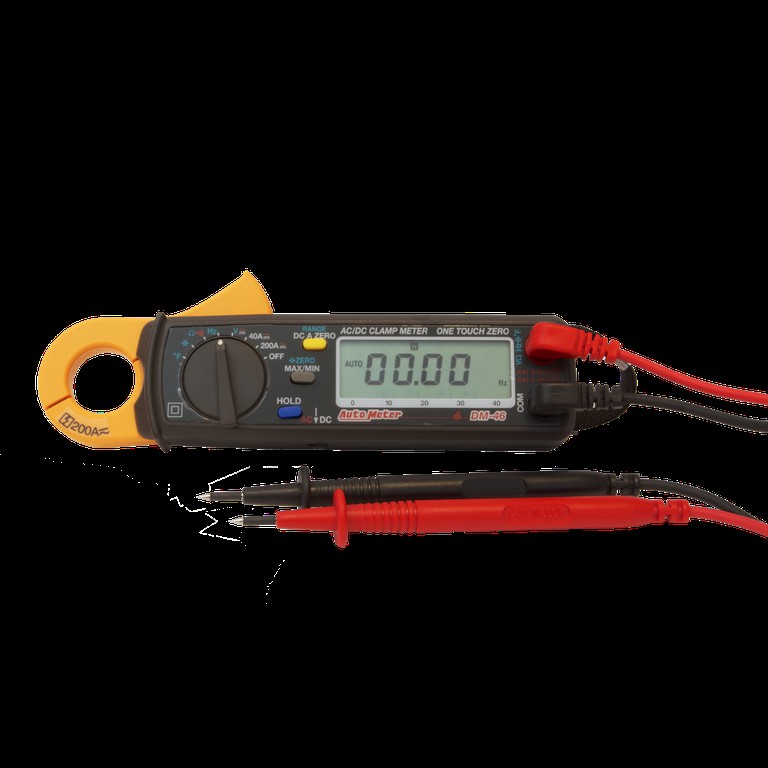 Autometer Ac/Dc Current Clamp Meter, High Resistance